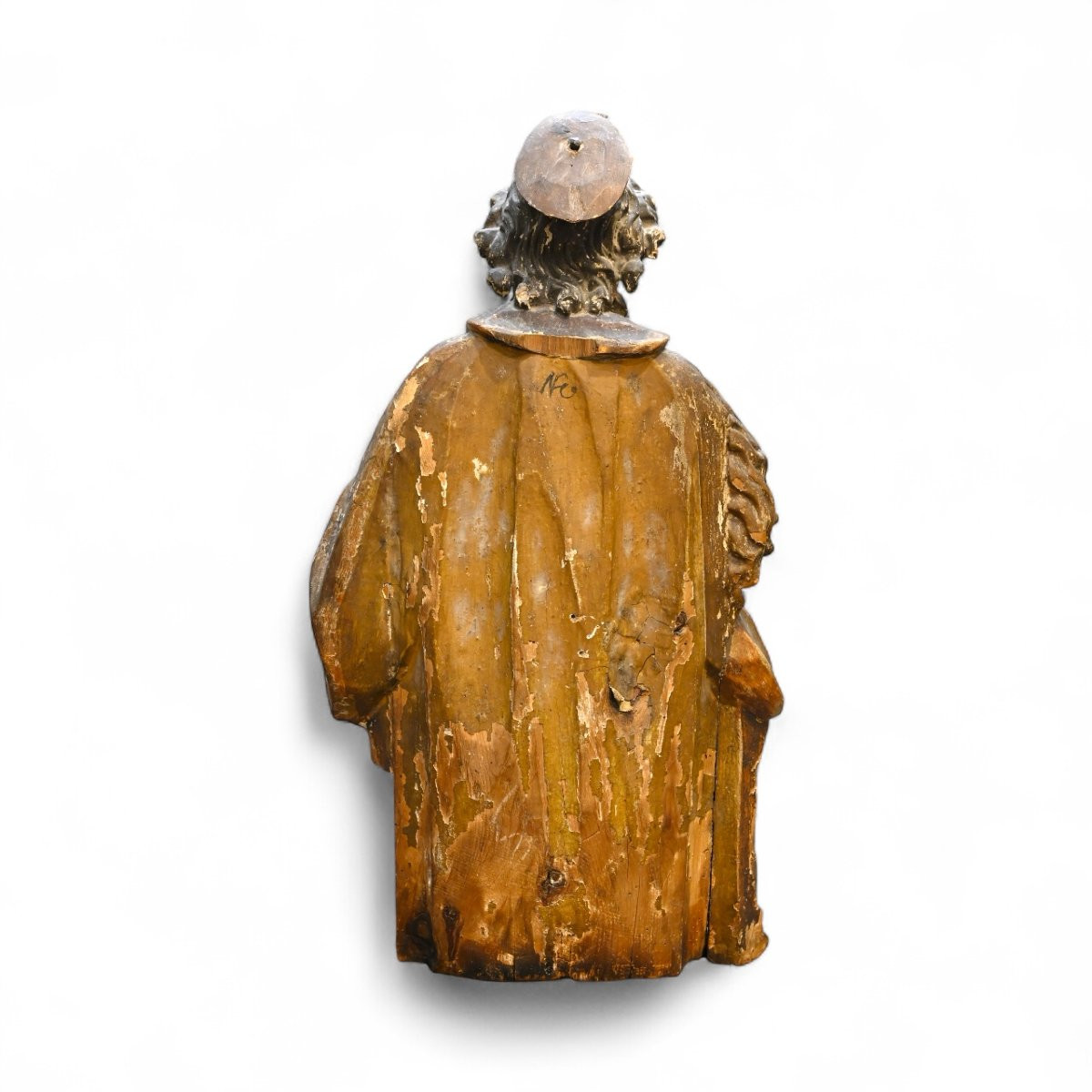 Reliquario in Legno Raffigurante San Giovanni Battista - Italia XVII Secolo-photo-2